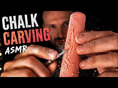 ASMR Chalk Carving | Addictive Crunchy Sounds for Sleep
