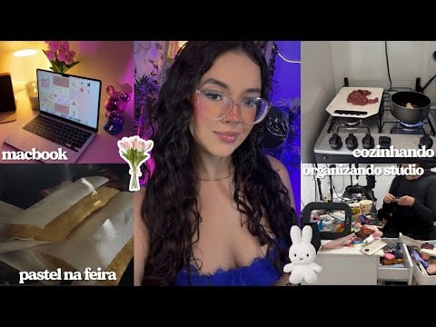 ASMR VLOG: UM DIA COMIGO ☁️🌷| rotina, médico, studio 