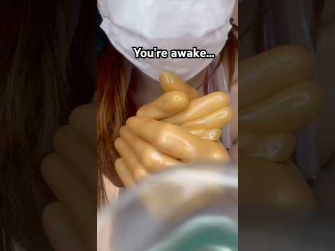 Pov: the patient is awake #medicalexam #latexgloves #nursegloves