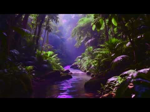 Relax to the Sounds of Serene Tropical Forest Jazz Music | Sleep. Study, Stress Relief, Relaxation