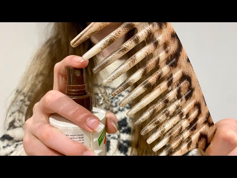 ASMR Getting you ready for bed | Hair brushing | Camera touching | No tapping  | soft spoken