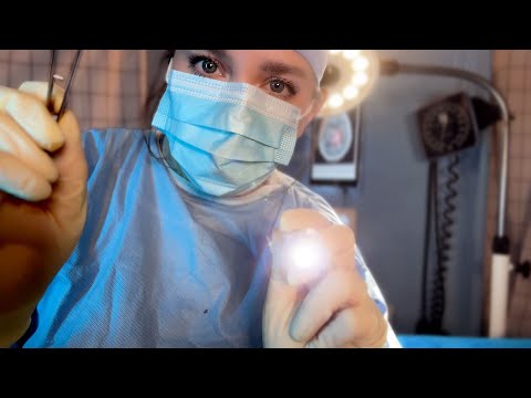 ASMR 🧠Awake Brain Surgery | Cranial Nerve Exam, Sensation Testing