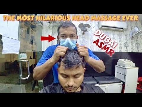 ASMR | The Most Hilarious Head Massage Ever 🇦🇪