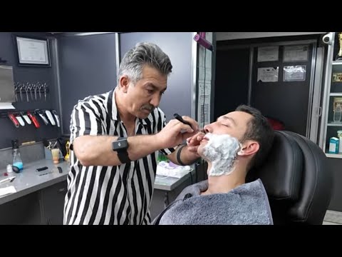 5-IN-1 ASMR TREATMENT: RAZOR SHAVE, SOAP, EAR, MASK & MASSAGE THERAPY #staywithme