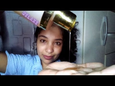 ASMR Finalizando Seu Cabelo Cacheado| Dedoliss + Sons de Creme e Mãos