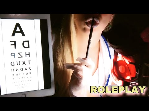 TÜRKÇE ASMR - SİLİNEN VİDEOM -  ÇILGIN GÖZ DOKTORU ROLEPLAY - CRAZY EYE DOCTOR ~ ENGLISH SUBTITLE 🖊