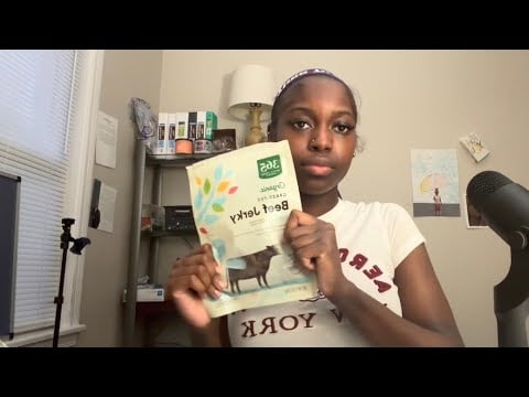 ASMR Beef Jerky Mukbang 🥩 