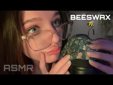 ASMR ☆ Mouth Sounds & Beeswax Wrap (so satisfying)