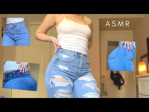 ASMR | AGGRESSIVE JEAN SCRATCHING PT2 | ASMRbyK