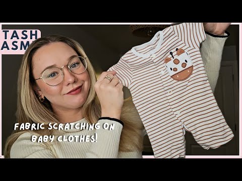 ASMR Fabric Scratching on Baby Clothes!