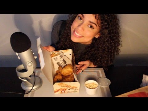 | ASMR |🍴 KFC 🍗 {{ Fried Chicken, Yum, Yum! }} | Whispers | Eating Sounds |