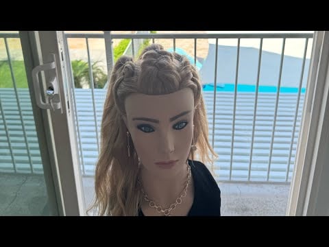 ASMR | Cute Braid Hairstyle - Hairstyling ⛰️ Perfectionist - finishing Touches with Soft Spoken 🤣