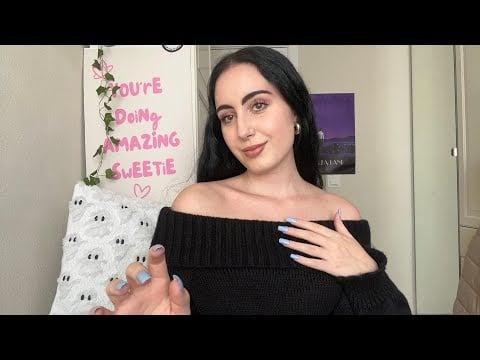 ASMR ~ Fast Hand Sounds & Movements, Touching Your Face, Mouth Sounds, Nail Tapping w/visuals #asmr
