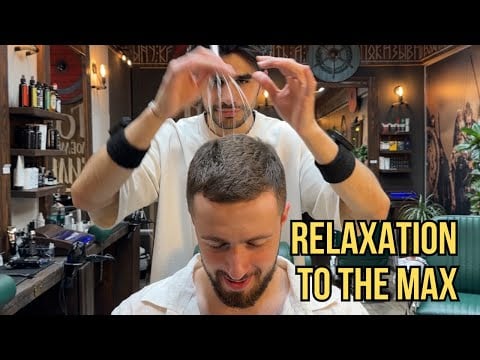 You’ve never felt relaxation like this! Barbershop ASMR!