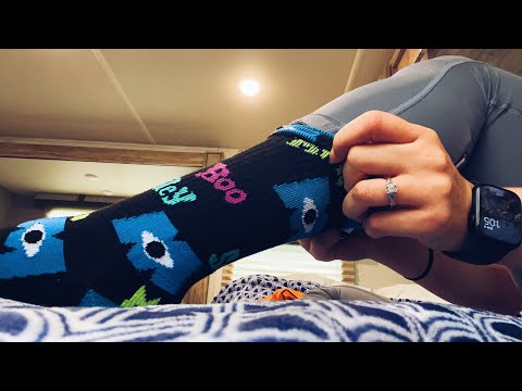 Sock Show & Tell | Fabric Sounds ASMR