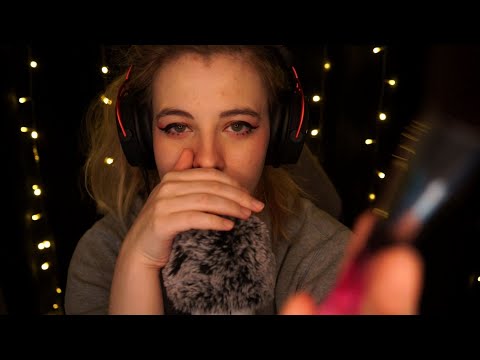 ASMR | slowly counting sheep until you fall asleep 🐑💤 - whispered, visuals, brushing