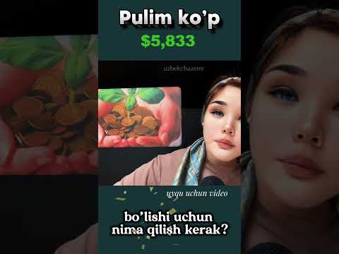 Asmr/ uzbek tilida/ psihologiya/ pul #asmr #visualtingle #triggersforsleep