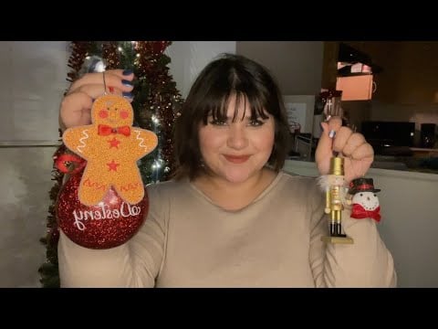 ASMR Tapping and Scratching (Christmas Items)