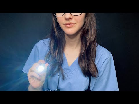 ASMR Nursing Student Examines You l Soft Spoken, Personal Attention