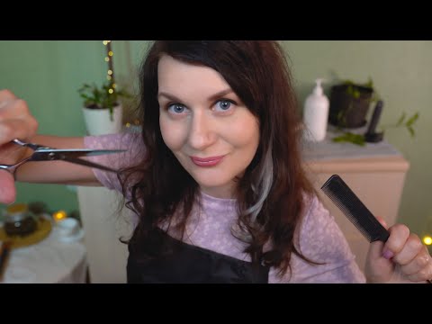 АСМР В Уютной Парикмахерской, Реалистичная Ролевая Игра ASMR for Sleep
