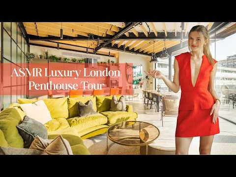 ASMR $1.5 Million London Penthouse Tour 🥂✨ Noxley Luxury Apartments