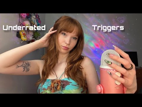 Underrated ASMR Triggers (Glass & Water Sounds, Scratch-Tapping, Lid Sounds, etc)
