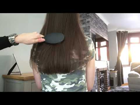 ASMR Hair brushing from my boyfriend!