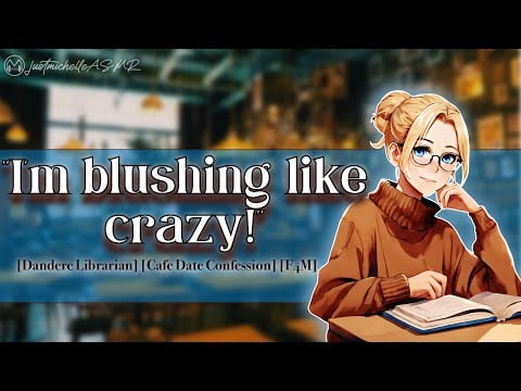 ASMR Roleplay: The Mouse [Date With A Dandere Librarian], [F4M], [Momo], [Confession], [Cafe]