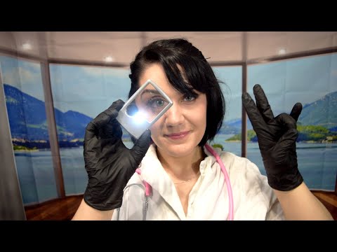 ASMR Medical Exam After Hiking Accident - Soft Speaking, Gloves, Lights