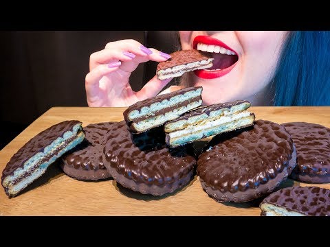 ASMR: The Best Chocolate Covered Sandwich Cookies | Vanilla & Choc Cream 🍪 [No Talking|V] 😻