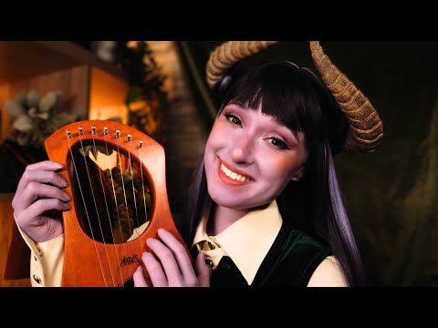 ASMR Taking Care of You | Tiefling Bard | Baldur's Gate | Fluffy Mic, Soft Singing, Healing You