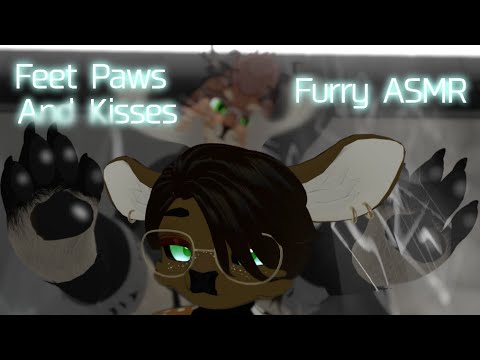 [Furry ASMR] Feet Paws And Kisses (Layered And Hypnotic Kissing And Petting)