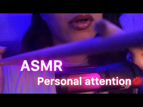ASMR - Very personal attention with gentle kisses.