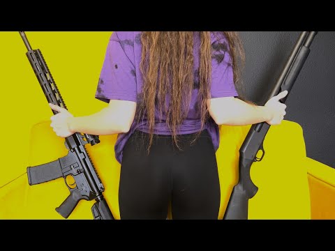 ASMR Intense Gun Sounds W/ AR-15 & Shotgun Tapping & Scratching Magazine Grip & Stock NO TALKING