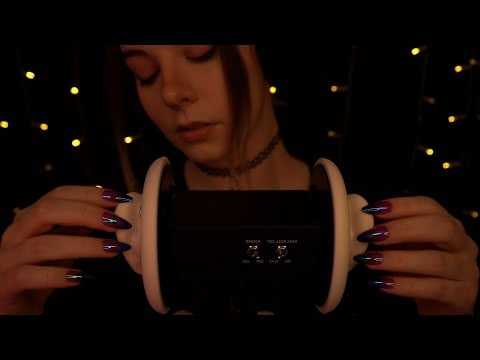 ASMR | 3 hours gentle Ear Tapping & subtle Mouth Sounds in the Rain - no Talking for Sleep
