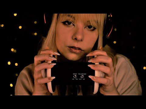 ASMR | super sensitive Lotion Ear Massage - whispering, ear blowing