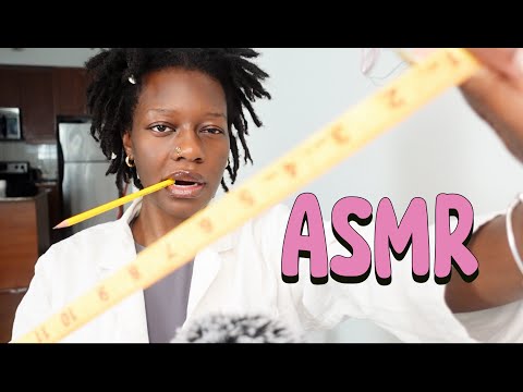 ASMR | INAUDIBLE WHISPERS + MEASURING YOUR FACE 📏👄