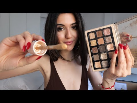 German Exchange Student Does Your Makeup - ASMR personal attention