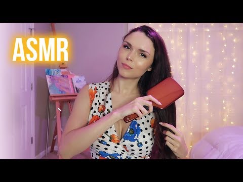 ASMR // Hair Brushing, Tapping and Whispering to Help You Relax