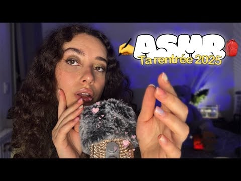 🌙 ASMR FRANÇAIS : 0 STRESS POUR TA RENTRÉE ! 💖(nouveau fond,triggers et chuchotements doux)