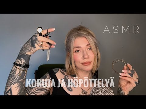 ASMR Suomi - Korujen naputtelua ja kuiskailua 💍🥰