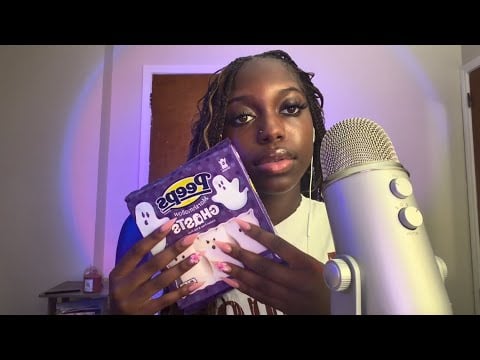 ASMR Eating Peeps 🐥 👻 