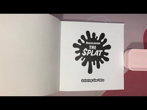 ASMR Flipping Through A Nickelodeon Coloring Book