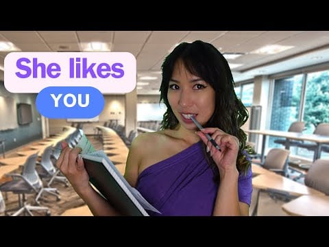 Girl behind you hitting on you ASMR