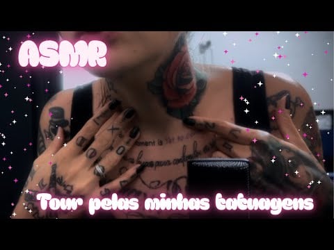 ASMR CASEIRINHO mostrando minhas TATUAGENS 🤗