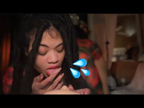 ASMR 💦 SPIT PAINT YOU TO SLEEP