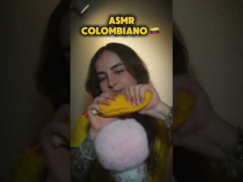 ASMR COLOMBIANO 🇨🇴 para el partido de hoy! #asmr #colombia #futbol #mundial