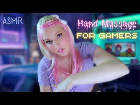 ASMR Girlfriend Massages Your Tired Gamer Hands ♡ Auroriko Takes Care of You (Ultra Soft Whispers)