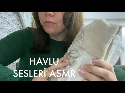 Havluyla Baş Masajı ASMR (Türkçe ASMR) Nevresim Sesleri 
