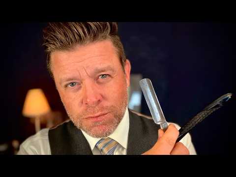 ASMR | Gentleman’s Haircut and Shave